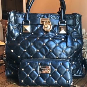 Black & Gold MK Purse & Wallet.